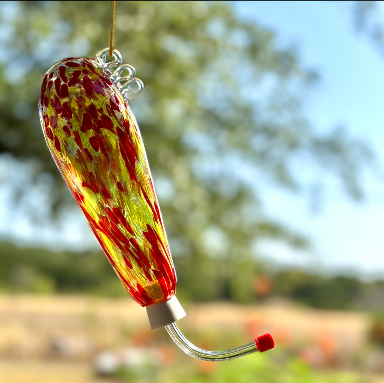 Hummingbird Feeder - Wimberley Glassworks Store