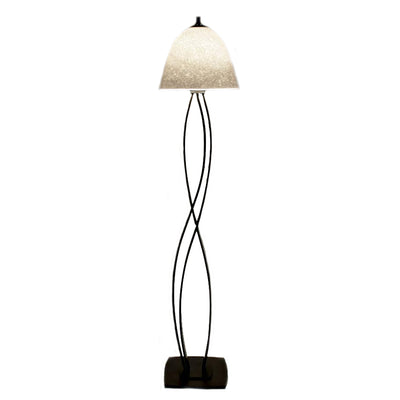 ALMOST INFINITY Floor Lamp with Blown Glass