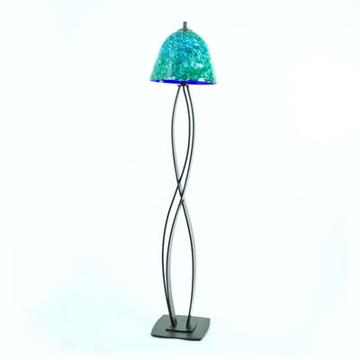 ALMOST INFINITY Floor Lamp with Blown Glass