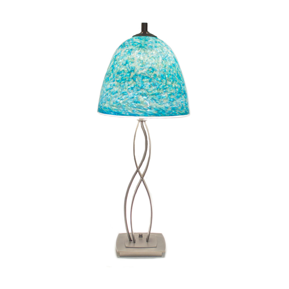 ALMOST INFINITY Short Table Lamp with Blown Glass