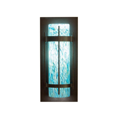 BANDED Outdoor Medium Sconce with Blown Glass