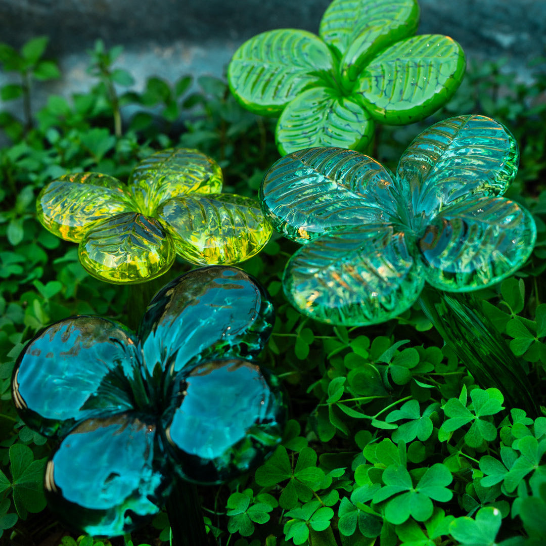 Glass Clovers