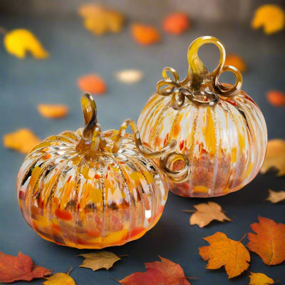 Falling Leaves Pumpkins & Gourds