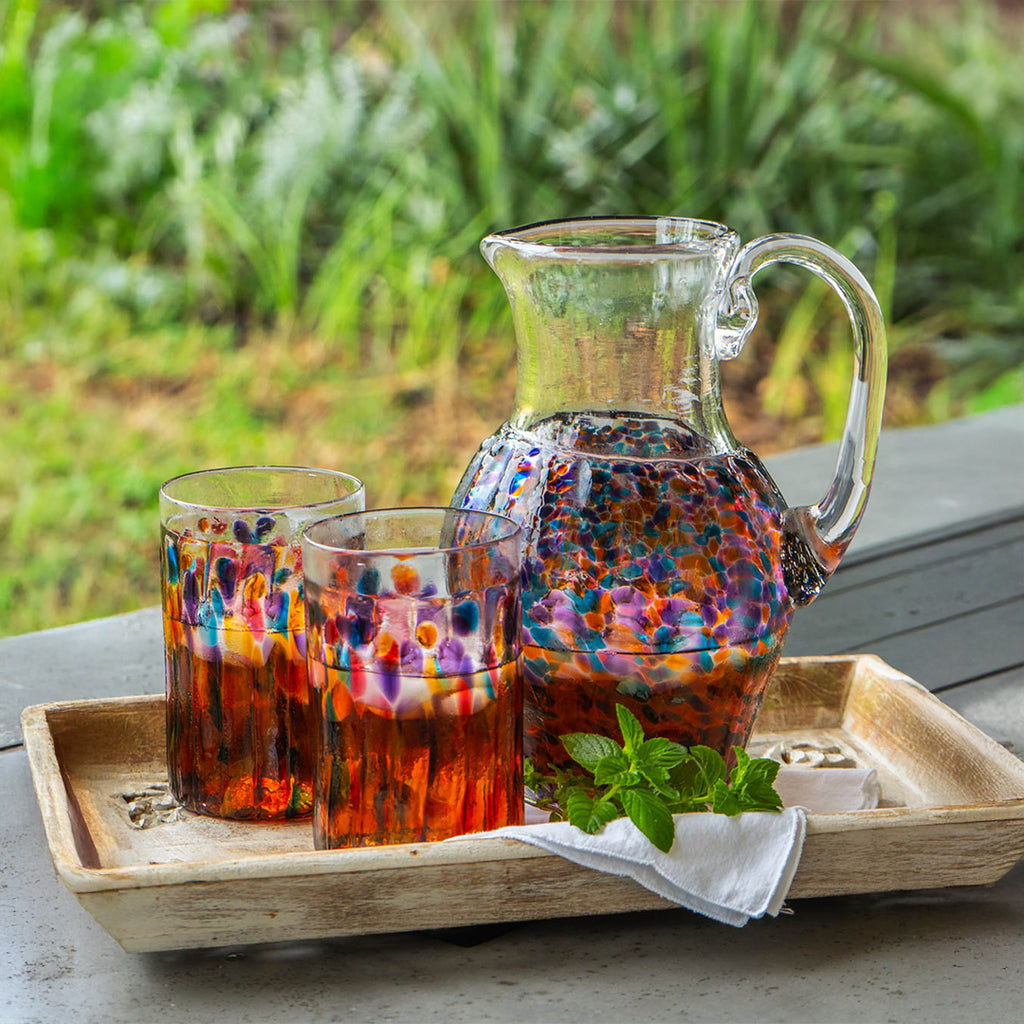 Pitcher and Tumbler Set – Wimberley Glassworks Store