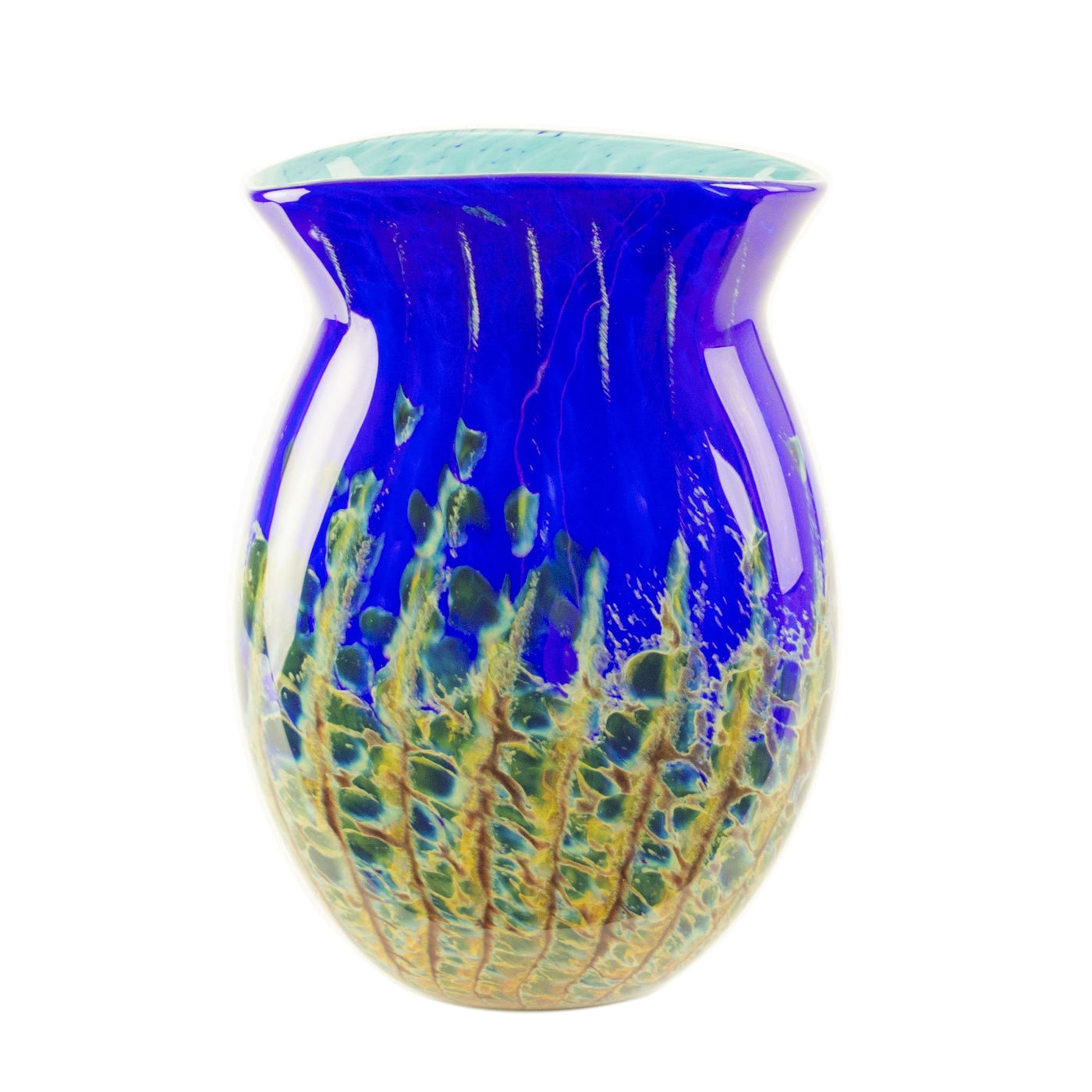 Fire & Ice Oblique Vase