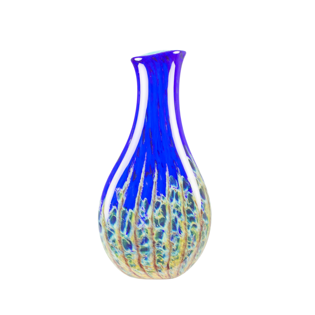 Fire & Ice Teardrop Vase