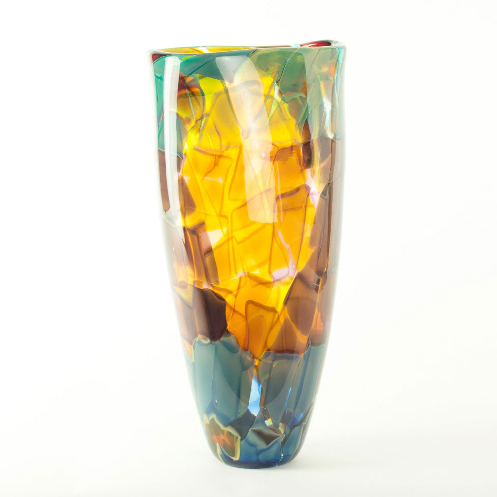 Kaleidoscope Flat Taper Vase